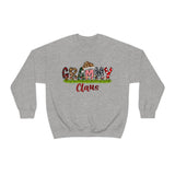 Grammy Claus Unisex Heavy Blend Crewneck Sweatshirt! Winter Vibes!