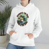 Grandpa's The Name and Fishing is My Game Fathers day Unisex Heavy Blend Hooded Sweatshirt!