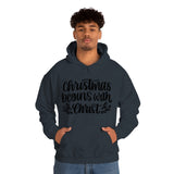 Christmas Begins With Christ Unisex Heavy Blend Hooded Sweatshirt! Winter Vibes!