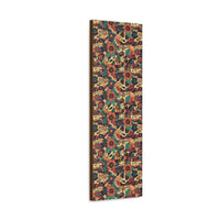 Vintage 70's Inspired Musical Notes Floral Canvas Gallery Wraps!