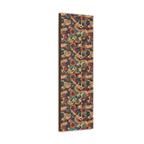 Vintage 70's Inspired Musical Notes Floral Canvas Gallery Wraps!