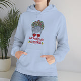 Just Really Love Christmas Bun Girl Unisex Heavy Blend Hooded Sweatshirt! Winter Vibes!