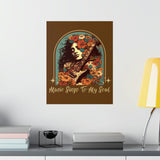 Vintage Music Sings To My Soul Premium Matte Vertical Posters!