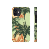 Palm Tree's Green and Orange Tough Phone Cases, Case-Mate! Summer Vibes!