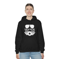 Talk to Me Pop Pop Unisex Heavy Blend Hooded Sweatshirt! Grandparent Vibes! Fathers Day!