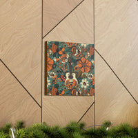 Floral Vintage 70's Inspired Guitar Canvas Gallery Wraps!