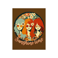 Vintage 70's Sunshine Time Premium Matte Vertical Posters!