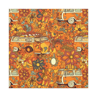 Vintage 70's Inspired Van Life Canvas Gallery Wraps!