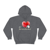 Valentines Day Stethoscope Heart Hug Emergency Department Unisex Heavy Blend Hooded Sweatshirt! Spring Vibes!