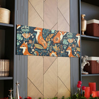 Vintage 70's Inspired Floral Foxy Canvas Gallery Wraps!