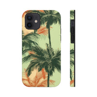 Palm Tree's Green and Orange Tough Phone Cases, Case-Mate! Summer Vibes!