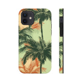 Palm Tree's Green and Orange Tough Phone Cases, Case-Mate! Summer Vibes!