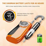 High-Speed 45000RPM Rechargeable Nail Drill Kit - Professional Cordless Manicure Set