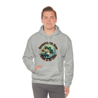 Grandpa's The Name and Fishing is My Game Fathers day Unisex Heavy Blend Hooded Sweatshirt!