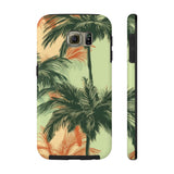 Palm Tree's Green and Orange Tough Phone Cases, Case-Mate! Summer Vibes!