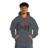 Stay Cozy Holiday Unisex Heavy Blend Hooded Sweatshirt! Winter Vibes!