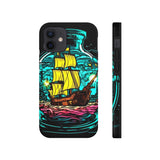 Ship in a Bottle Neon Colors Tough Phone Cases!