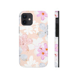 Pink Floral Hibiscus Flowers Tough Phone Cases, Case-Mate! Summer Vibes!