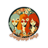 Vintage Sunshine Time 70's Inspired Vinyl Stickers!