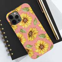 Pink Sunflower Tough Phone Cases, Case-Mate! Summer Vibes!