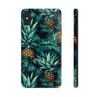 Teal Blue Pineapples Tough Phone Cases, Case-Mate! Summer Vibes!