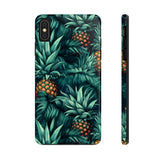 Teal Blue Pineapples Tough Phone Cases, Case-Mate! Summer Vibes!