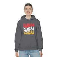 Kansas City Football Ride The Red Wave Unisex Heavy Blend Hooded Sweatshirt! Football Season! Spring Vibes!