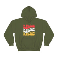 Kansas City Football Ride The Red Wave Unisex Heavy Blend Hooded Sweatshirt! Football Season! Spring Vibes!