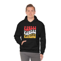 Kansas City Football Ride The Red Wave Unisex Heavy Blend Hooded Sweatshirt! Football Season! Spring Vibes!