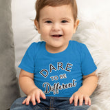 Dare to Be Different Baby Jersey T-Shirt - Cool Baby T-Shirt - Graphic T-Shirt for Babies