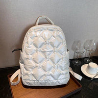 Ultralight Winter Warm Fashion Backpack - Lightweight Travel & School Bag for Women