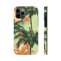 Palm Tree's Green and Orange Tough Phone Cases, Case-Mate! Summer Vibes!