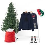 Christmas Tree Polka Dot Minimalistic Unisex Heavy Blend Hooded Sweatshirt! Winter Vibes!