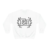 Freckled Fox Company Black Logo Unisex Heavy Blend Crewneck Sweatshirt! Merch! Spring Vibes!