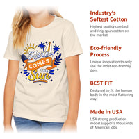 Here Comes the Sun Kids' T-Shirt - Cute T-Shirt - Themed Tee Shirt for Kids