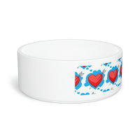 Valentines Day Dainty Heart Pet Bowl! Spring Vibes! Foxy Pets!