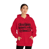 Christmas Begins With Christ Unisex Heavy Blend Hooded Sweatshirt! Winter Vibes!