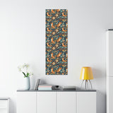 Vintage 70's Inspired Floral Foxy Canvas Gallery Wraps!