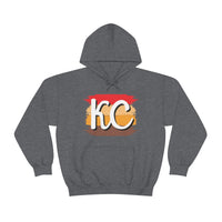 Kansas City Football Paint Stripe KC Unisex Heavy Blend Hooded Sweatshirt! Football Season!