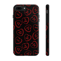 Valentines Day Candy Hearts Red and Black Tough Phone Cases, Case-Mate! Spring Vibes!