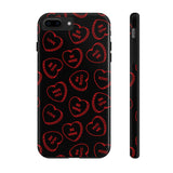 Valentines Day Candy Hearts Red and Black Tough Phone Cases, Case-Mate! Spring Vibes!