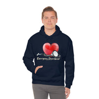 Valentines Day Stethoscope Heart Hug Emergency Department Unisex Heavy Blend Hooded Sweatshirt! Spring Vibes!