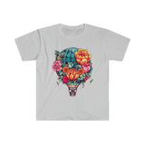 Floral Hot Air Balloon Boho Succulent Plants Unisex Graphic Tees! Summer Vibes!