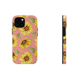 Pink Sunflower Tough Phone Cases, Case-Mate! Summer Vibes!