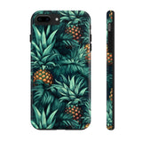 Teal Blue Pineapples Tough Phone Cases, Case-Mate! Summer Vibes!