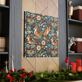 Vintage 70's Inspired Floral Foxy Canvas Gallery Wraps!