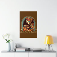 Vintage Music Sings To My Soul Premium Matte Vertical Posters!