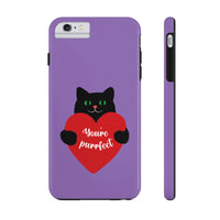 Valentines Day Your Perfect Kitten Purple Tough Phone Cases, Case-Mate! Spring Vibes!