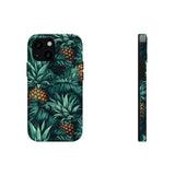 Teal Blue Pineapples Tough Phone Cases, Case-Mate! Summer Vibes!