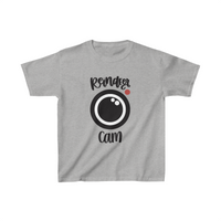 Reindeer Cam Unisex Kids Heavy Cotton Graphic Tees! Foxy Kids! Winter Vibes!